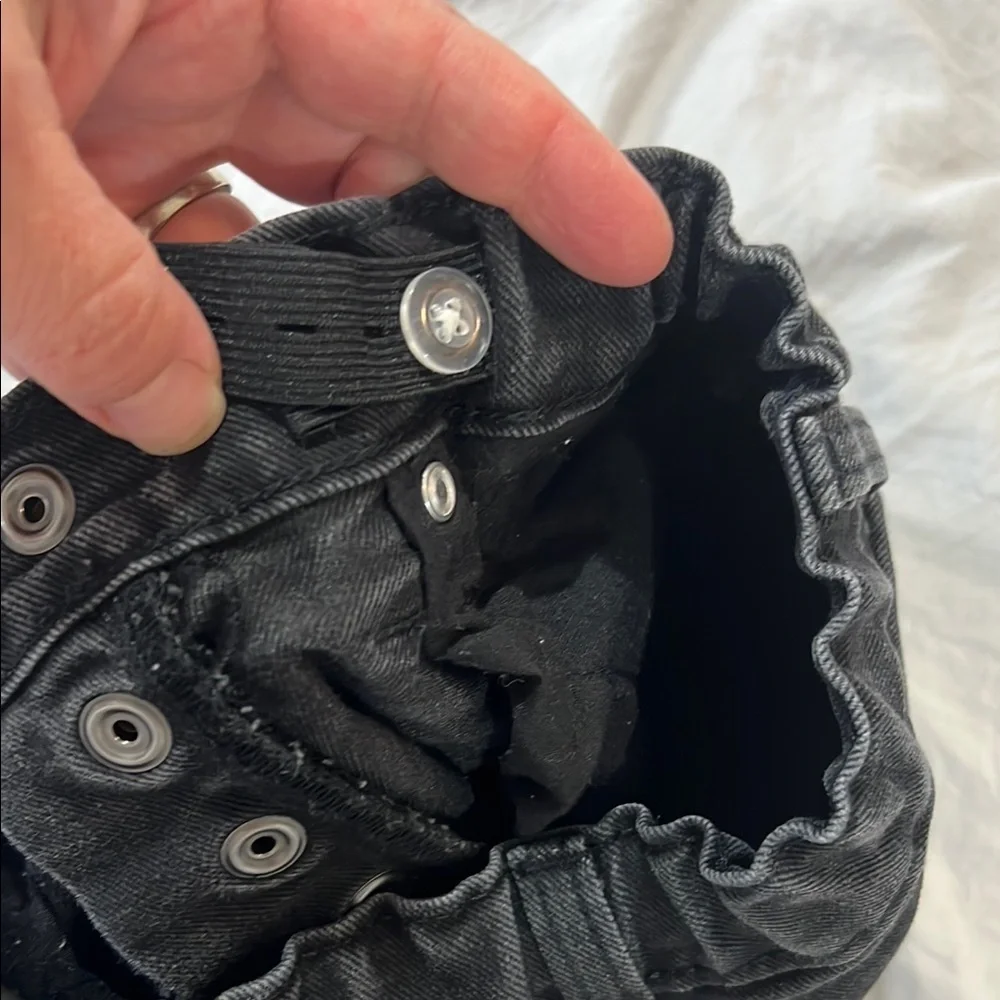 Old Navy Kids Black Denim Shorts